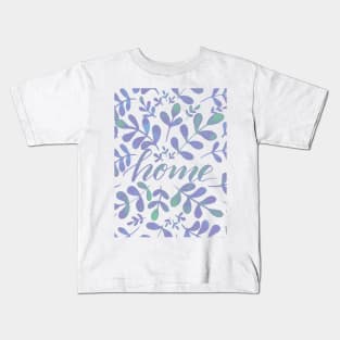 Watercolor home foliage - lilac Kids T-Shirt